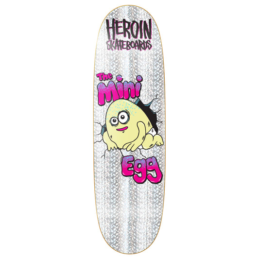 Heroin Mini Egg Holographic Foil Deck - 8.38