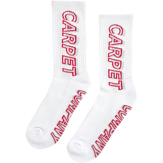 Carpet Company Misprint Socks - White