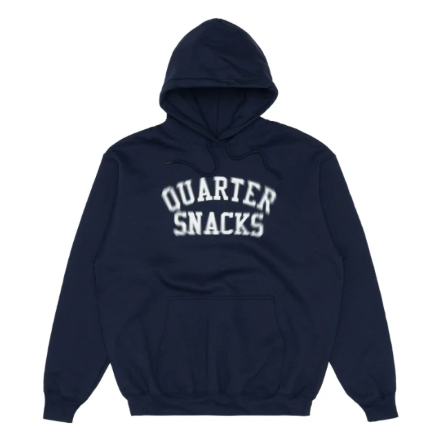 Quartersnacks Motion Arch Logo Hoodie - Navy
