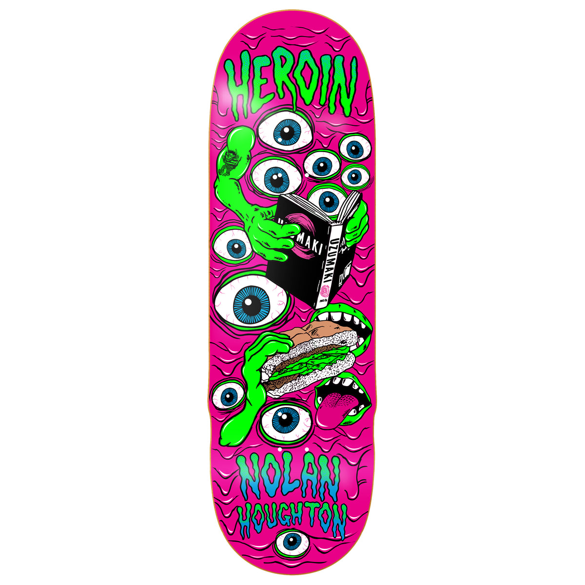 Heroin Nolan Houghton Mutate Or Die Deck - 9.5