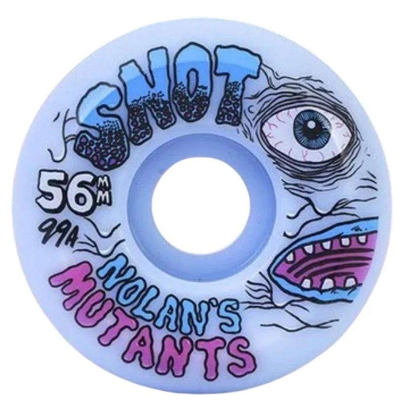 Snot Nolan Mutants Ice Blue Wheels - 99A 56mm