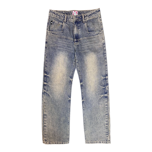 Star Team Normal Fit Drop Jeans - Blue
