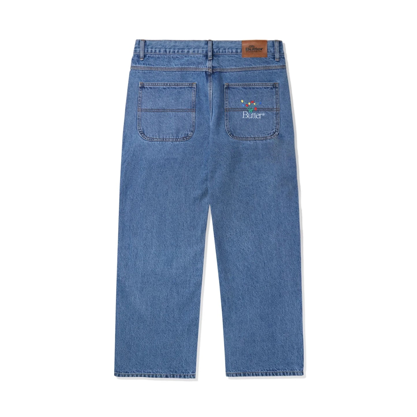 Butter Goods Boquet Denim Pants - Washed Indigo