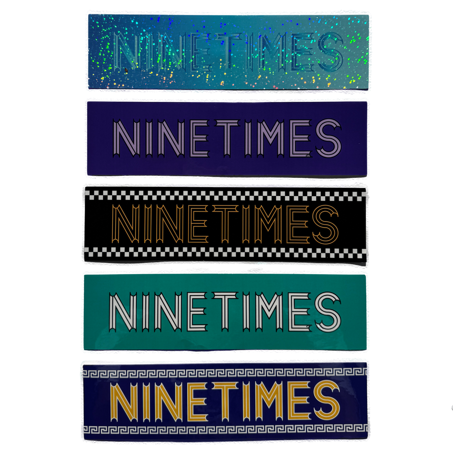 Ninetimes Stickers - Assorted 5 Pack