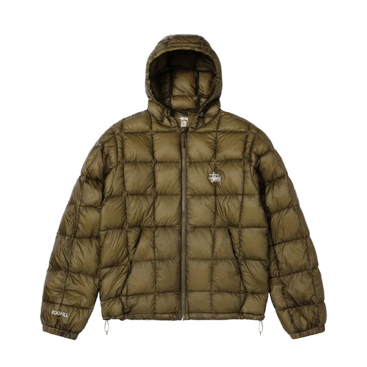 Stussy Midweight Hooded Puffer - Olive