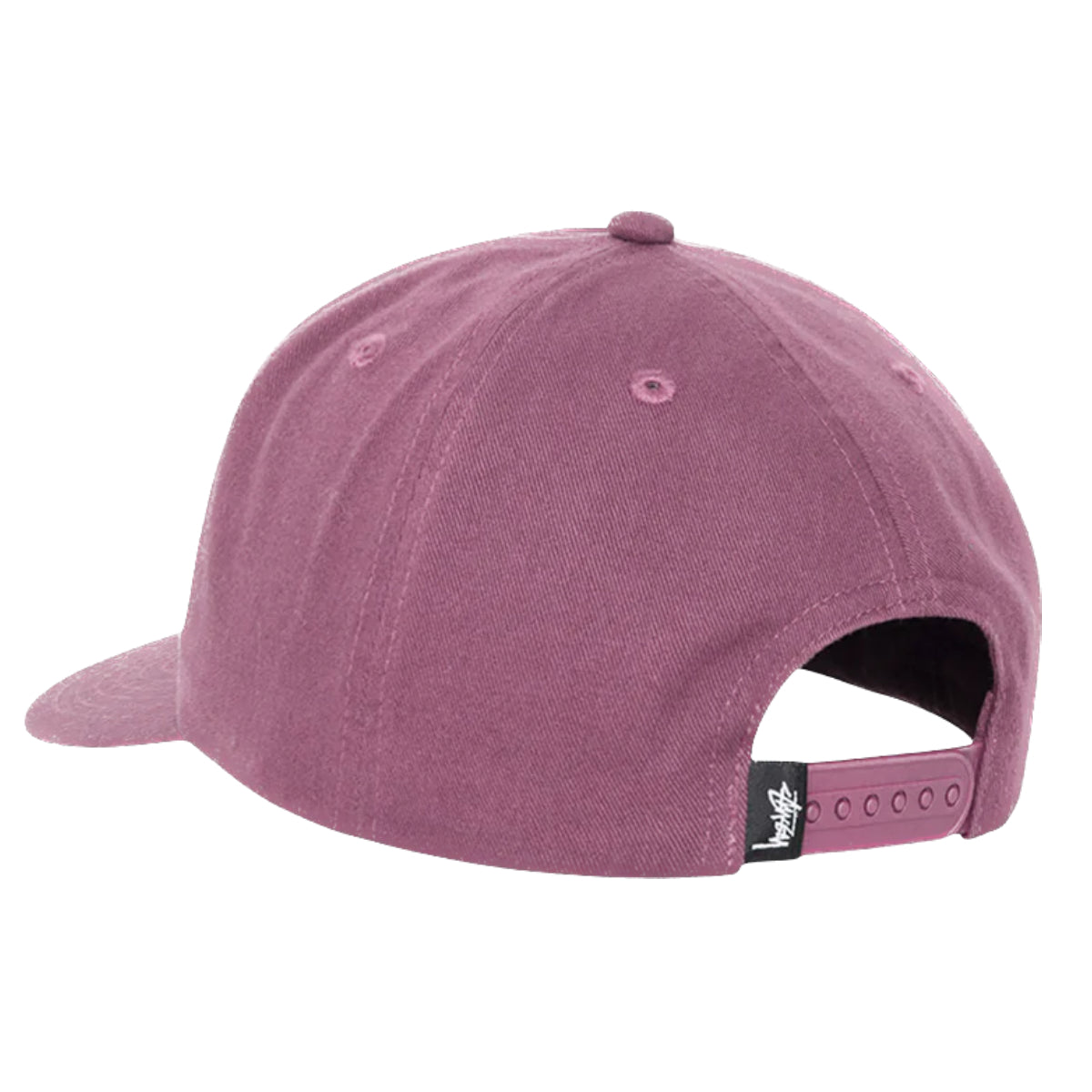 Stussy Big Stock Mid Depth Snapback - Plum