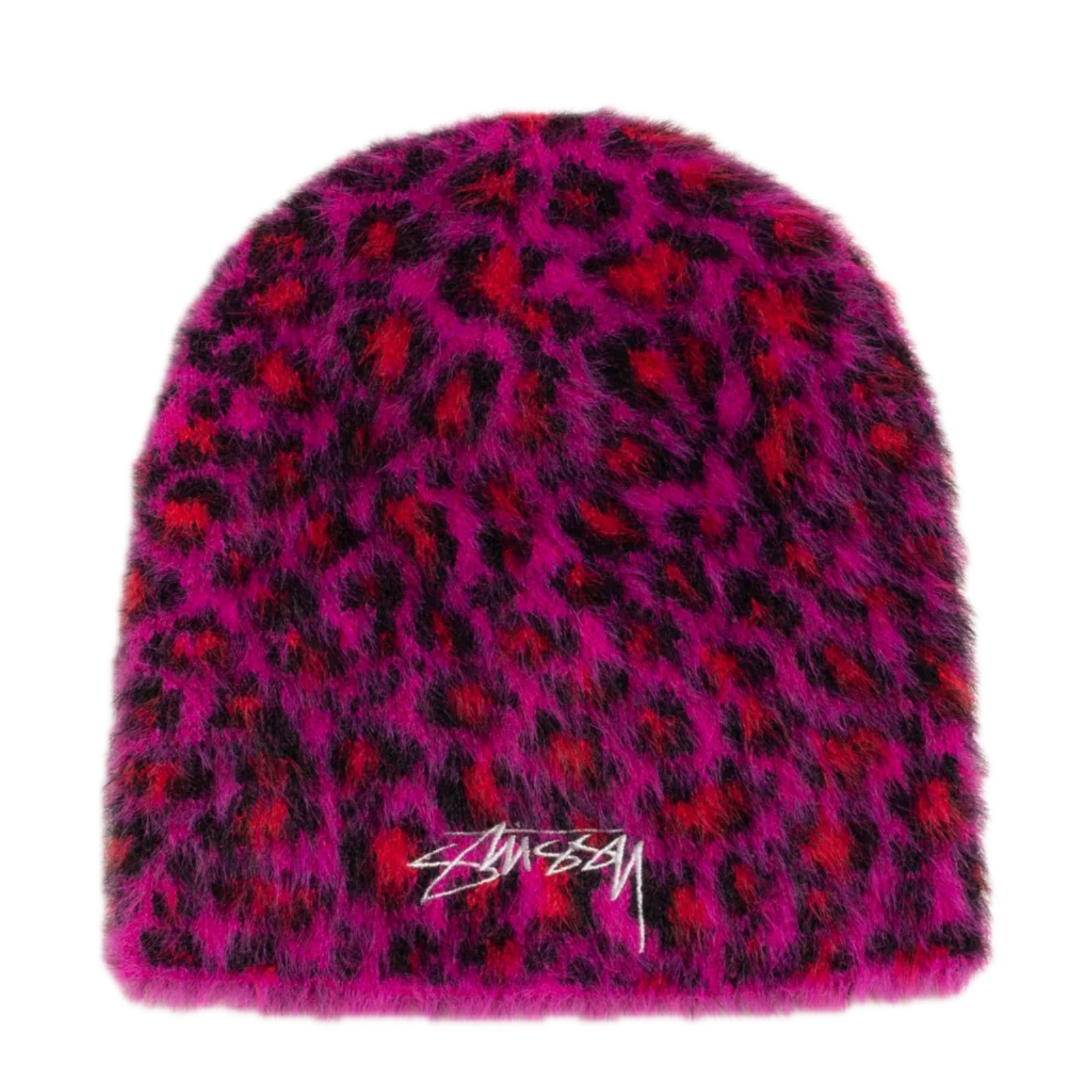 Stussy Leopard Skullcap - Pink – Ninetimes Skateshop