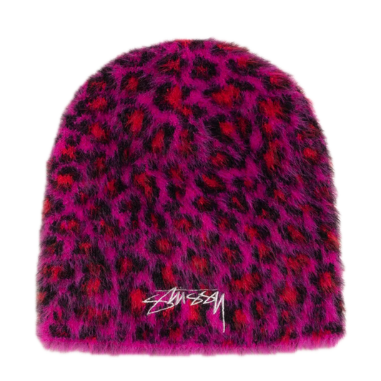 Stussy Leopard Skullcap - Pink