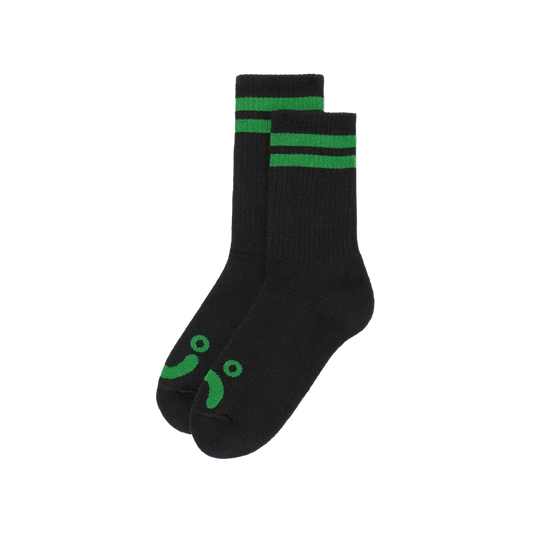 Polar Rib Socks - Black/Green