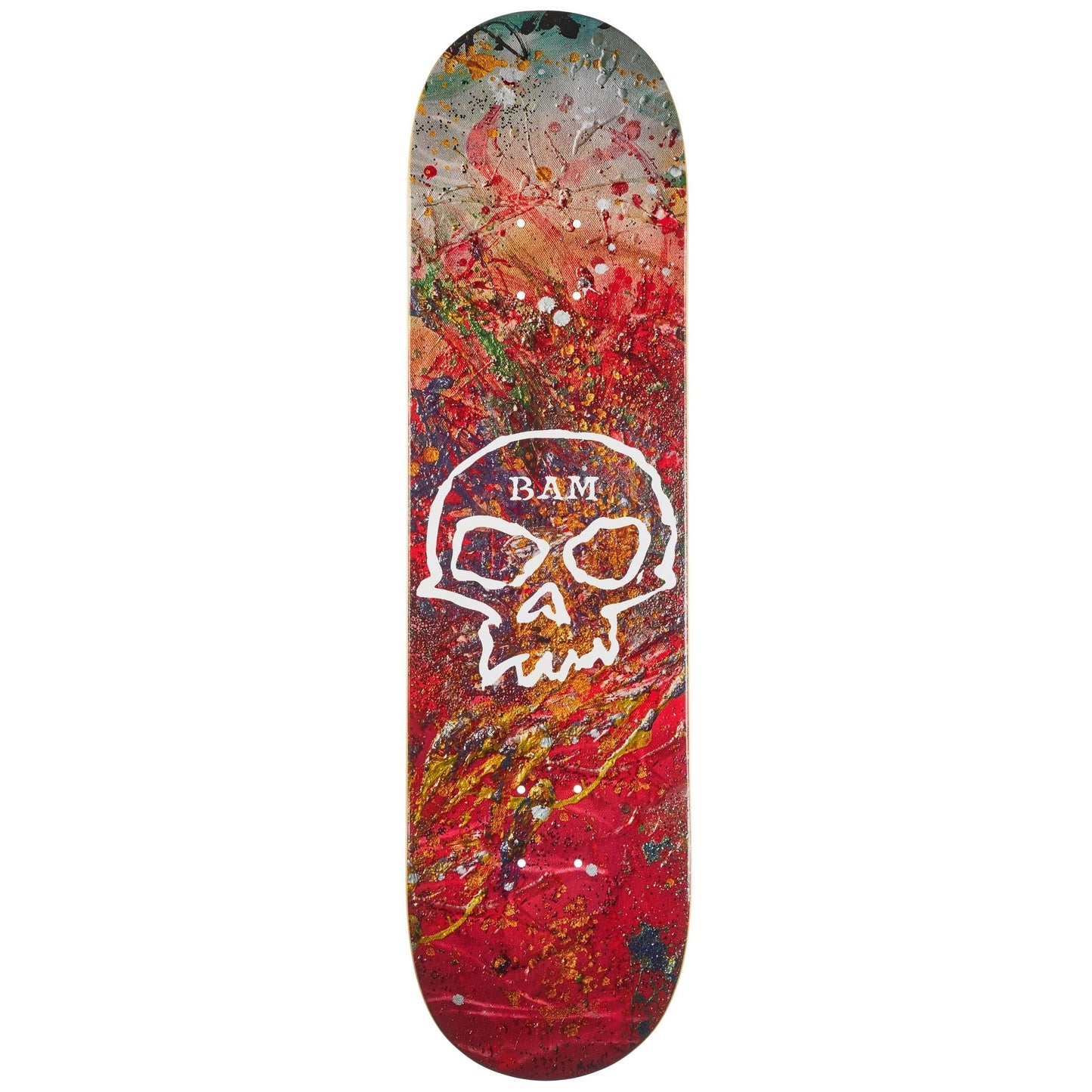 Zero Bam Single Skull Deck - 8.25