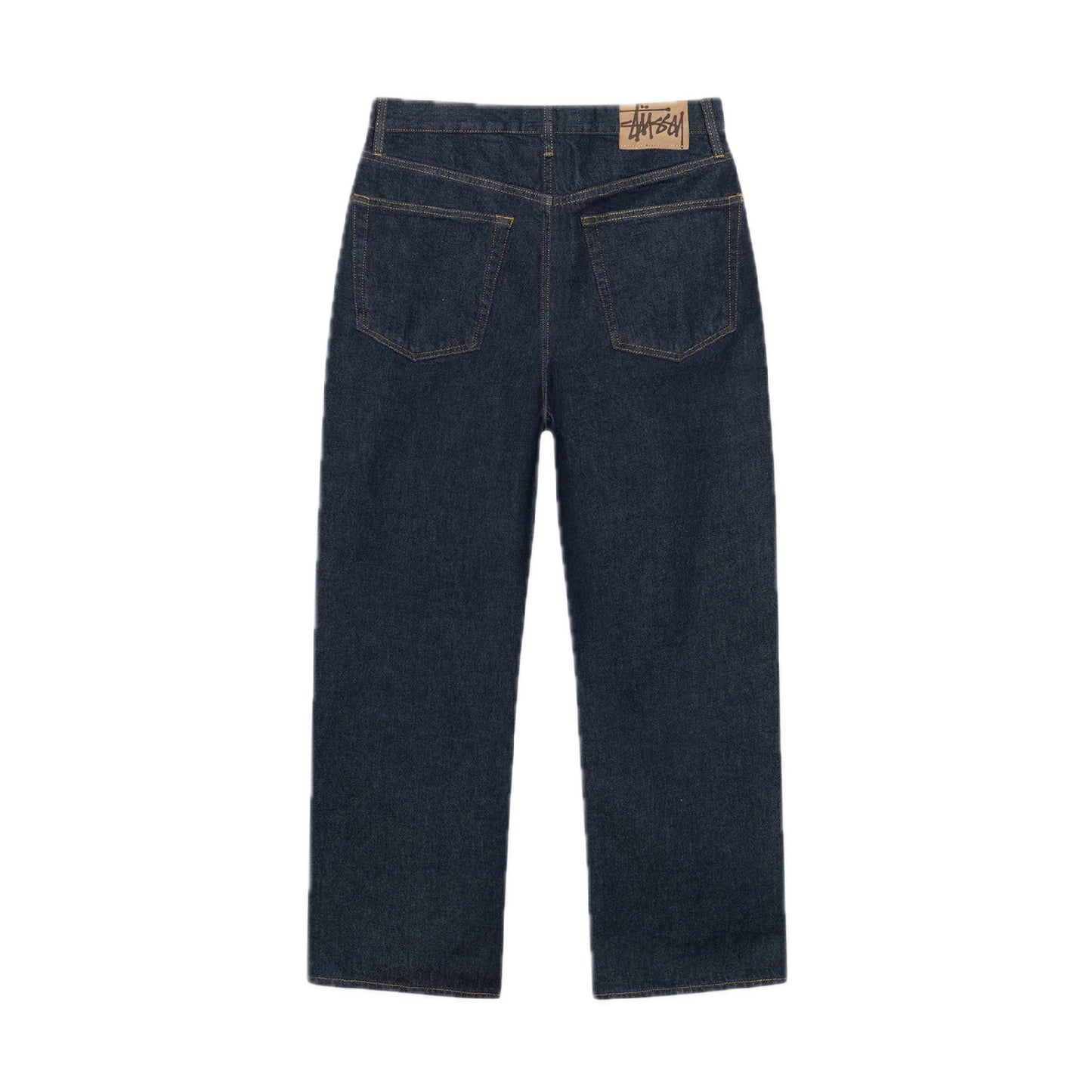 Stussy Relaxed Denim Jeans - Rinsed Indigo
