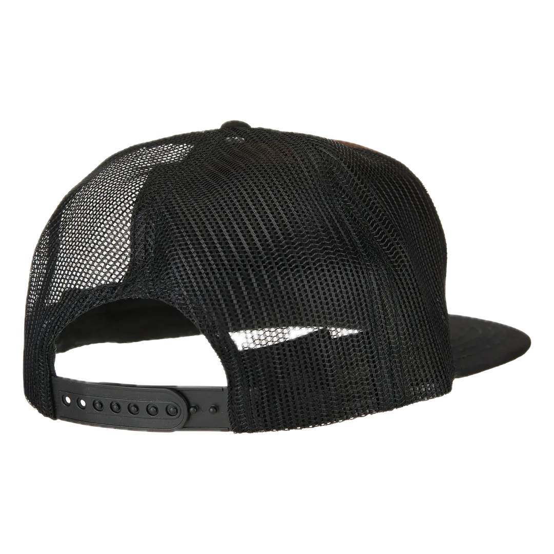 Baker Twin Skulls Trucker Hat - Brown/Black