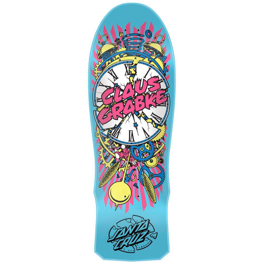 Santa Cruz Reissue Grabke Exploding Clock Deck - 10.34 X 30.54