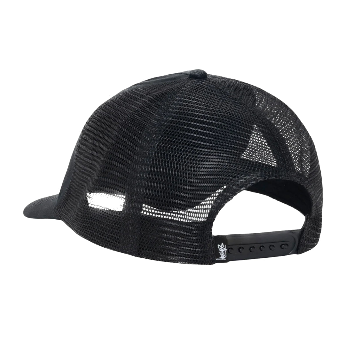 Stussy S Crown Trucker Cap - Shadow Black