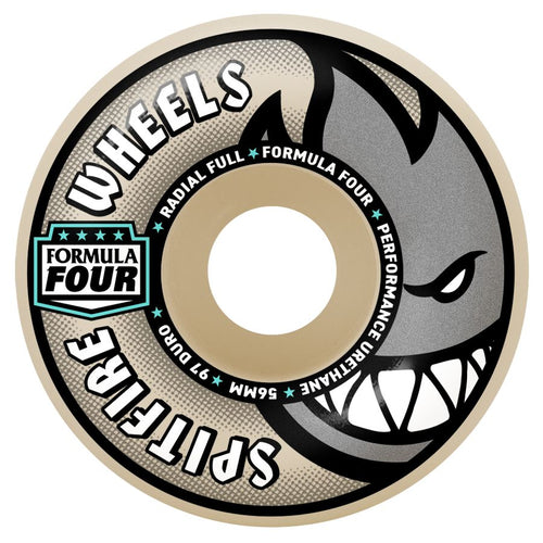 Spitfire Formula Four Radial Full Wheels - 97D 56mm