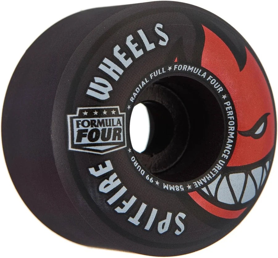 Spitfire Formula Four Radial Full Wheels - 99D 58mm