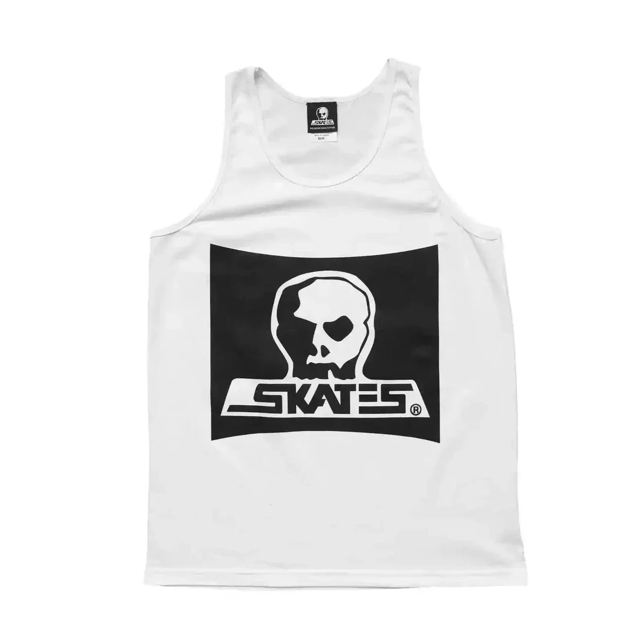 Skull Skates Surf Box Burbs Tank - White