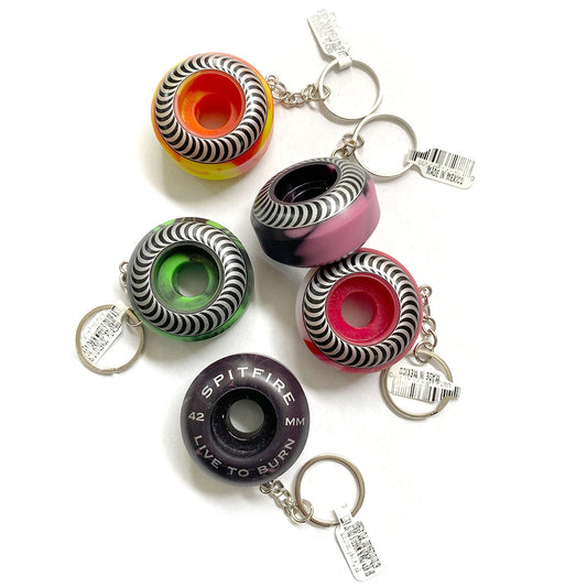 Spitfire Classic Swirl Wheel Keychain