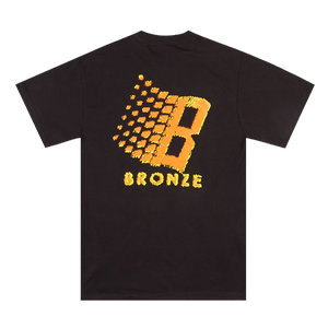 Bronze 56K Streaker Logo Tee - Black