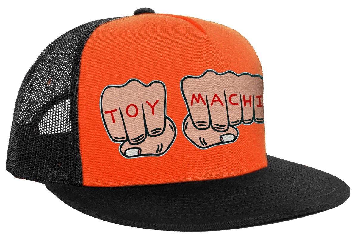 Toy Machine Fists Mesh Cap - Black/Orange