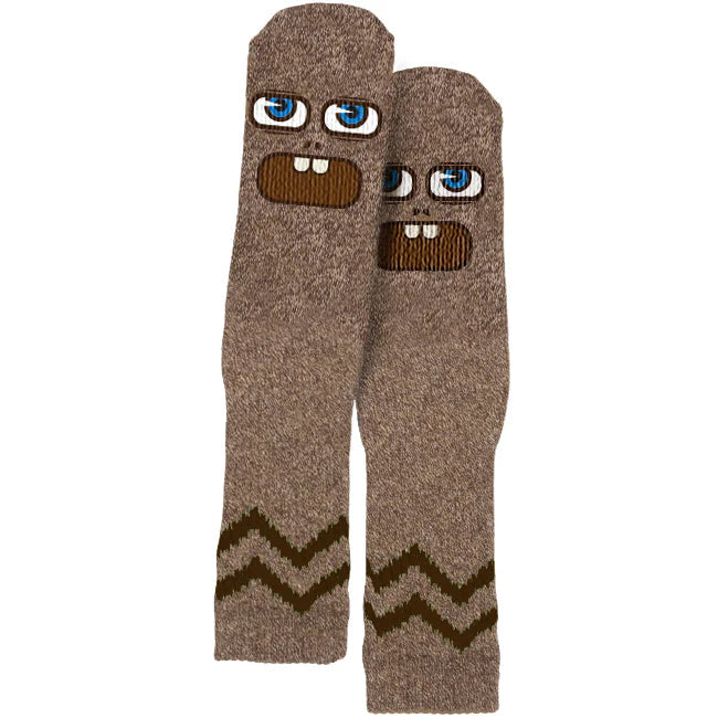 Toy Machine Fooser Socks - Heather Brown