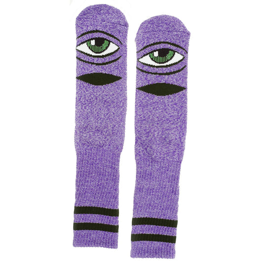 Toy Machine Sect Eye Socks - Heather Purple