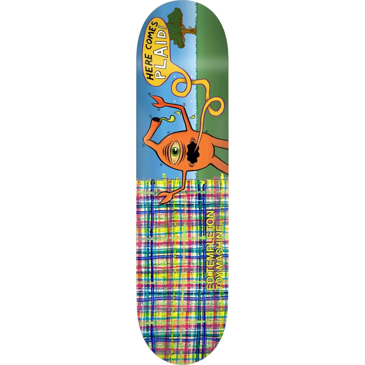 Toy Machine Templeton Plaid Deck - 8.5