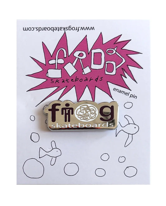 Frog Trash Talk Pin - Red