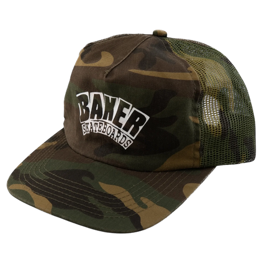 Baker Arch Logo Trucker Hat - Camo