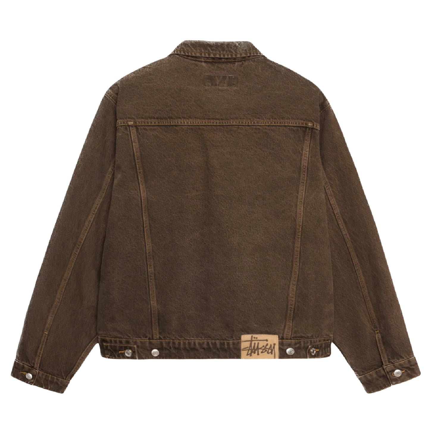 Stussy Trucker Denim Jacket - Mushroom