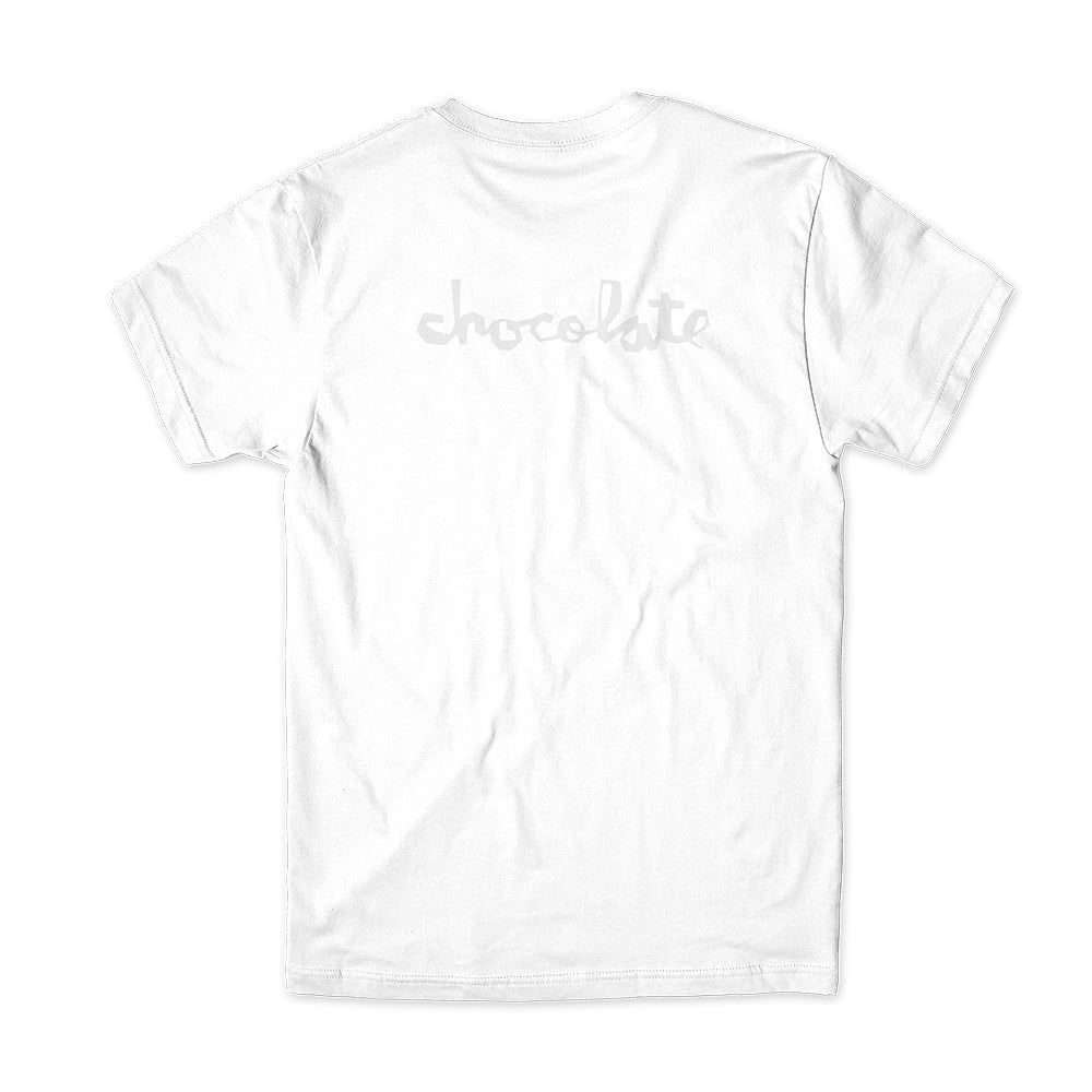 Chocolate Tone Tee - White