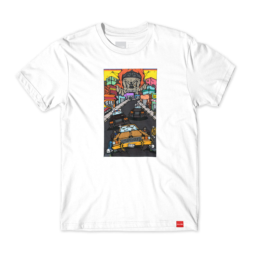 Chocolate Fiend Street Tee - White