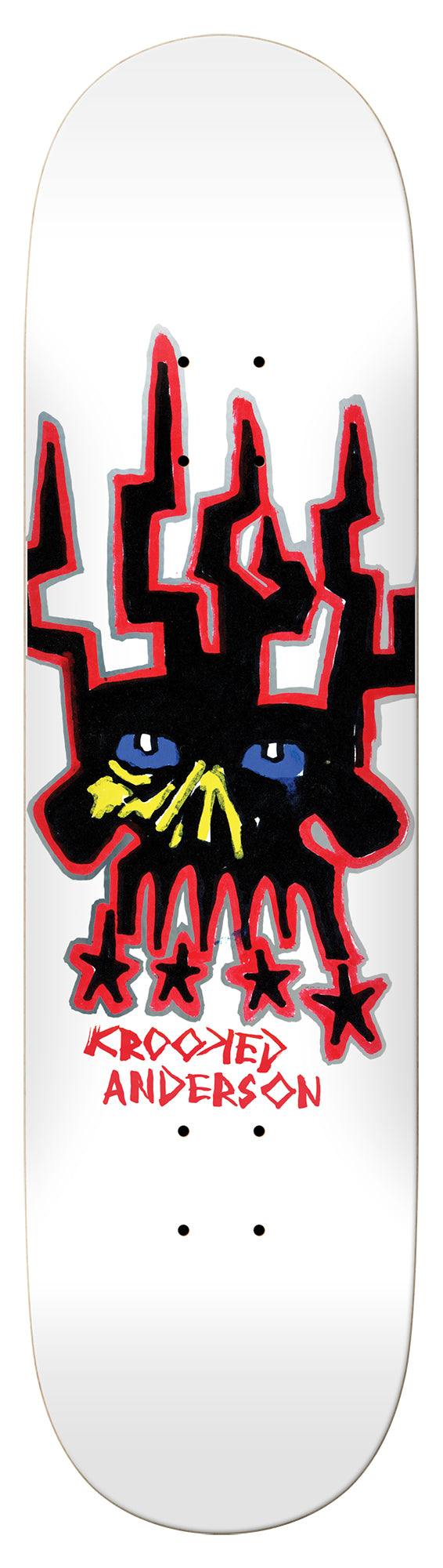Krooked Manderson Skull King Deck - 8.38