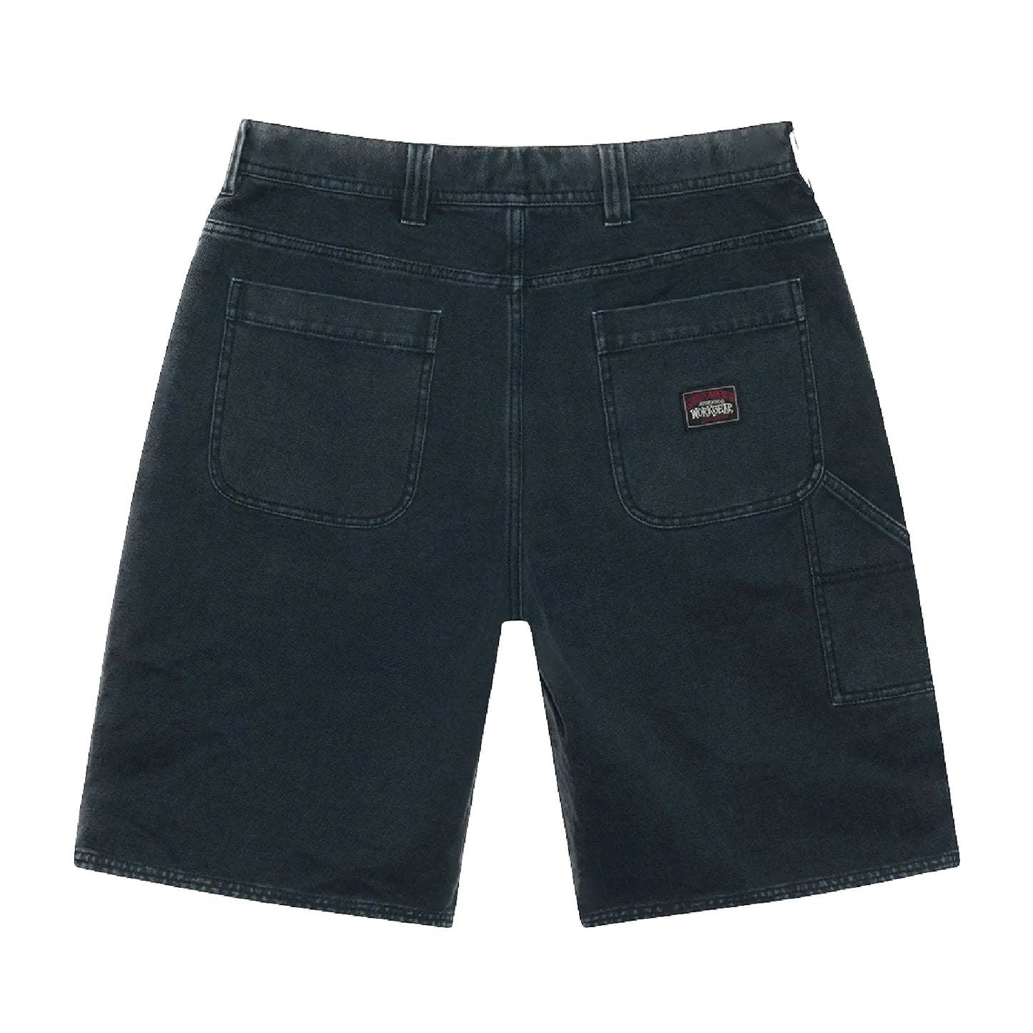 Stussy Washed Canvas Work Short - Black