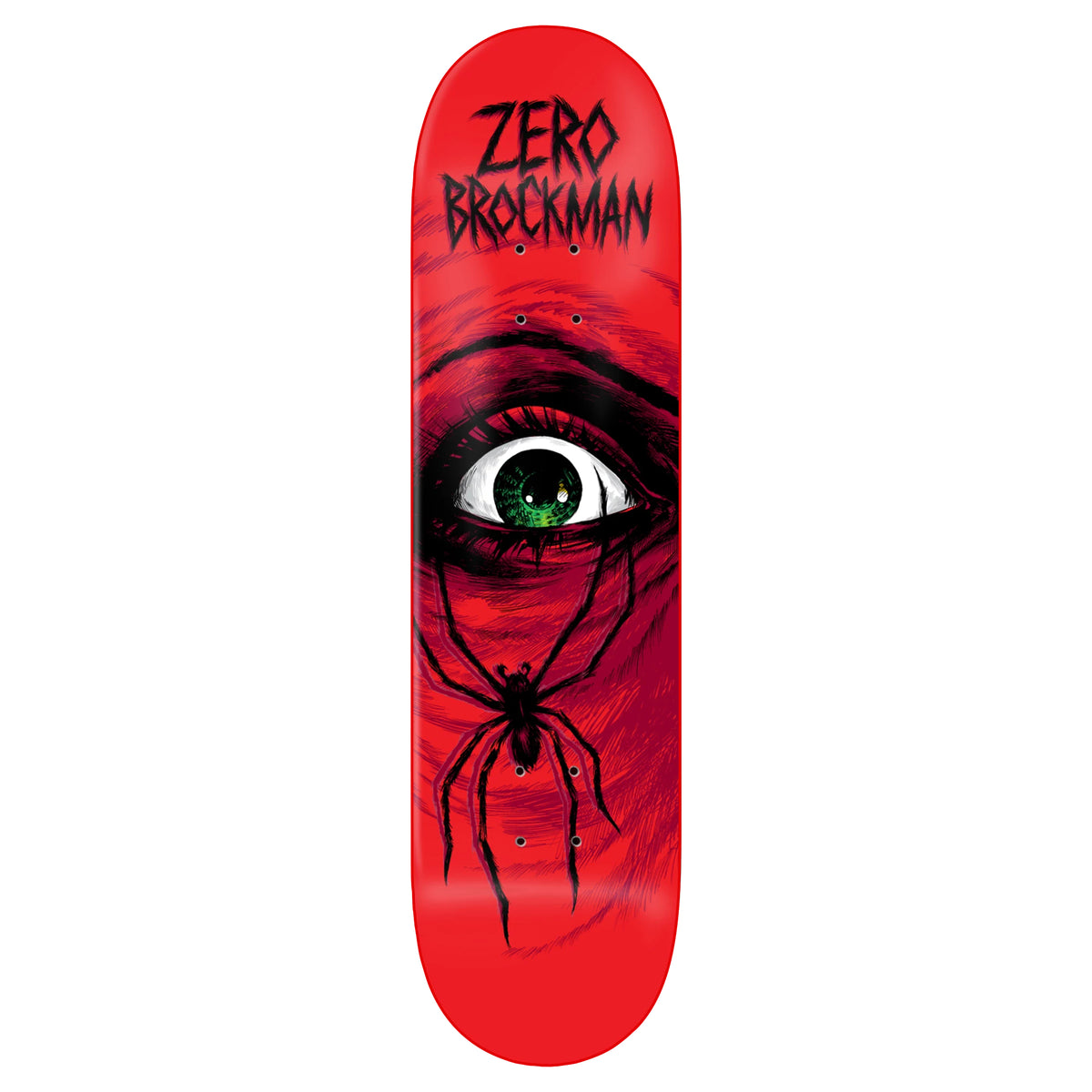 Zero Brockman Wolf Spider 30 Year Reissue Deck - 8.5 Red Dipped