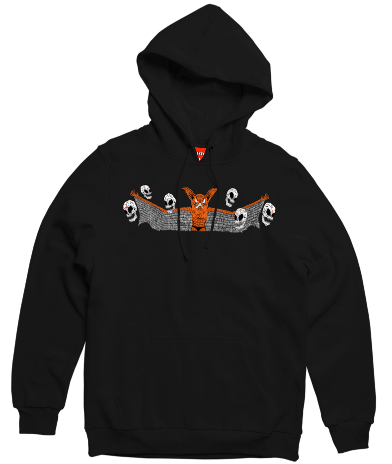 Baker Neckface Throwback From The Dead Hoodie - Black