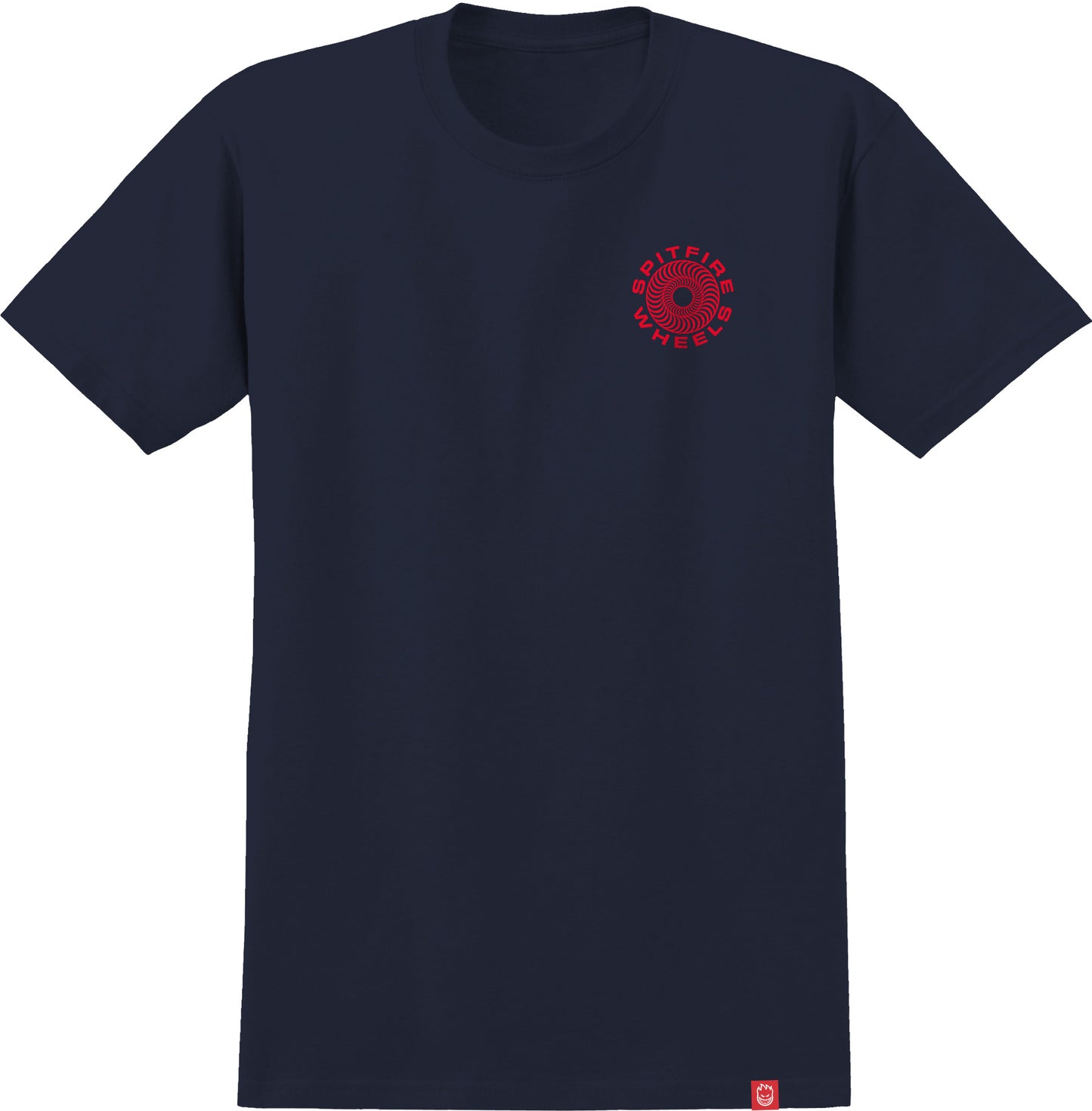 Spitfire Classic '87 Swirl Tee - Navy/Red