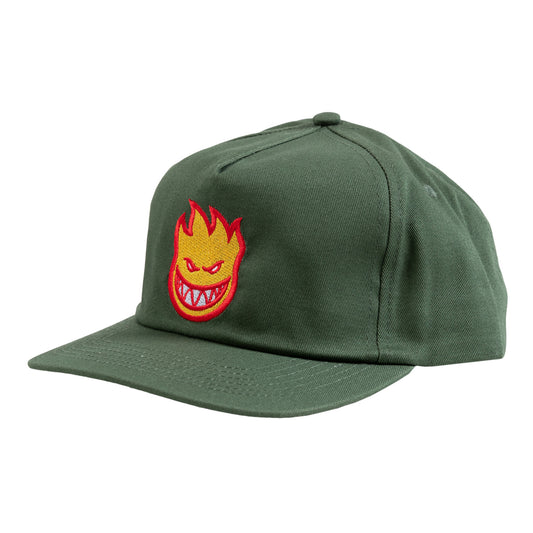 Spitfire Bighead Fill Snapback - Dark Green/Red/Gold