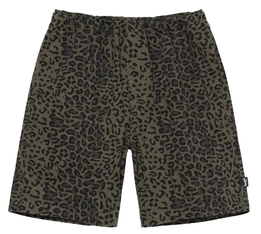 Stussy Leopard Beach Short - Olive
