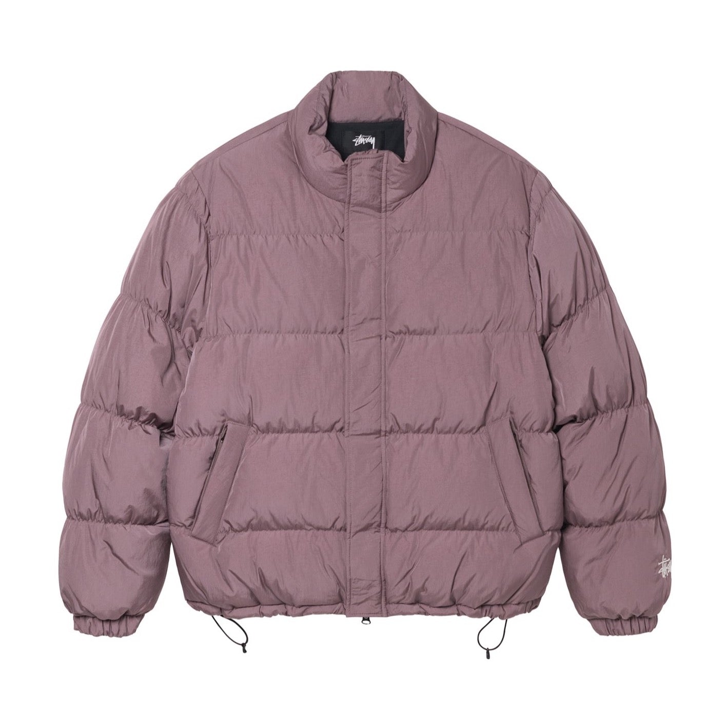 Stussy Ripstop Down Puffer Jacket - Rose – Ninetimes Skateshop