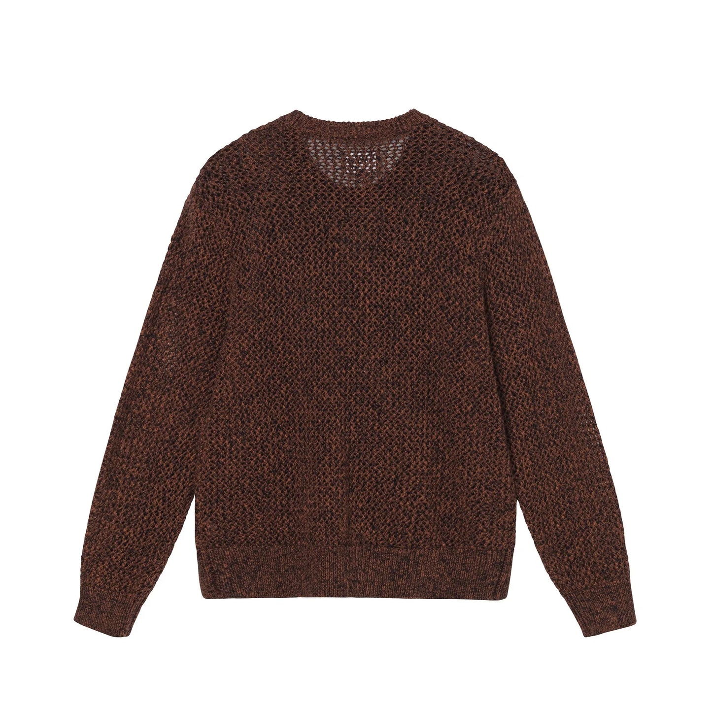 Stussy 2 Tone Loose Gauge Sweater - Black
