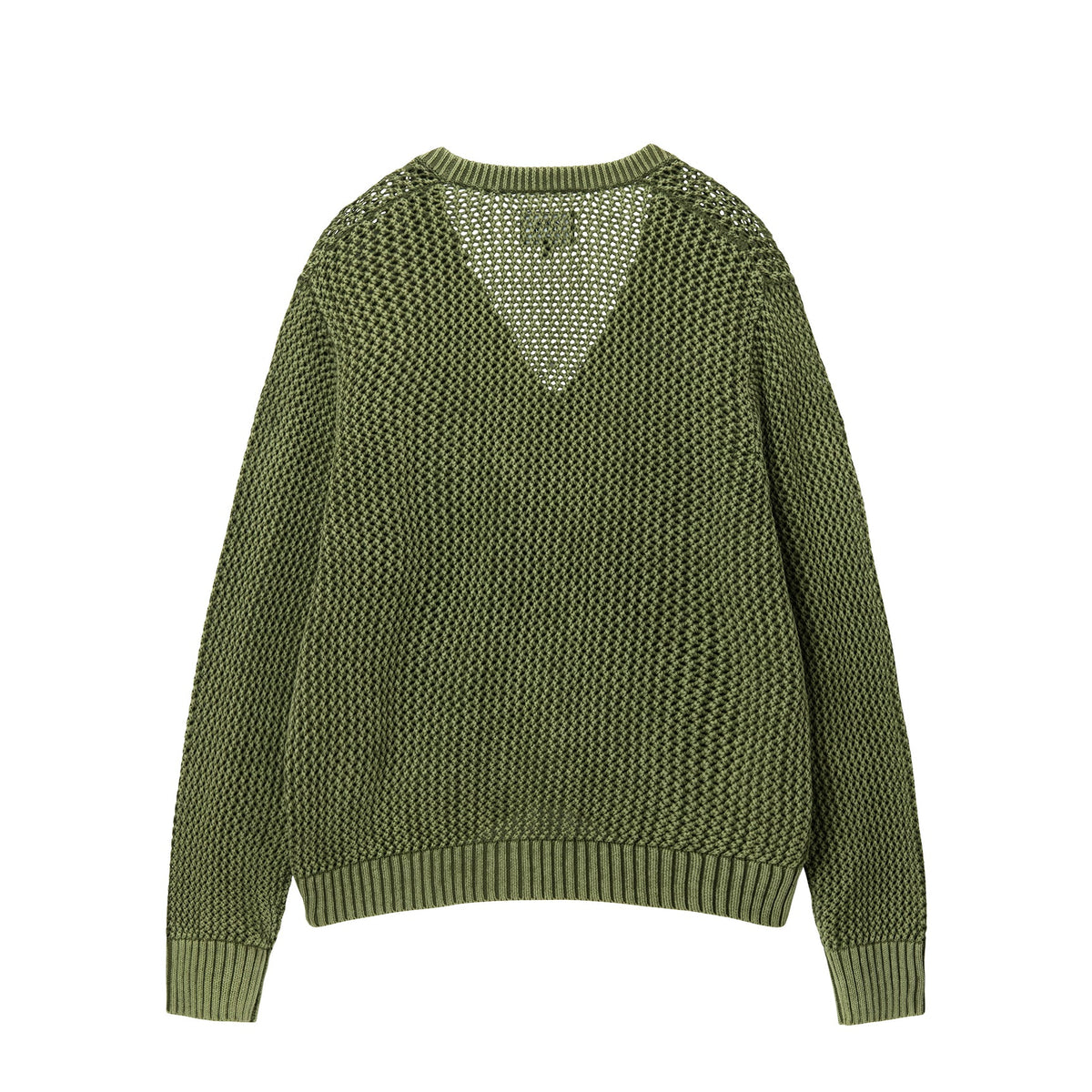 Stussy Loose Gauge Cardigan - Olive – Ninetimes Skateshop