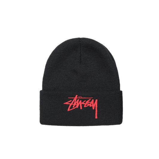 Stussy Big Stock Cuff Beanie - Black