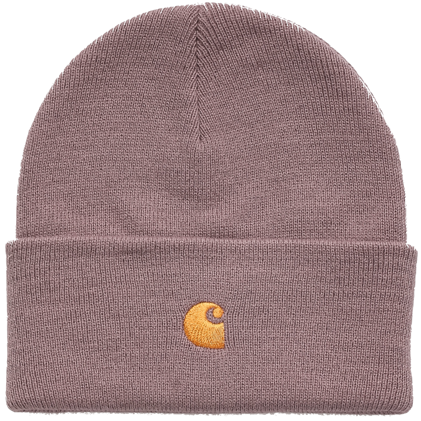 Carhartt WIP Chase Beanie - Misty Thistle/ Gold