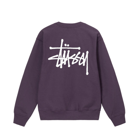 Stussy Basic Crewneck - Grape