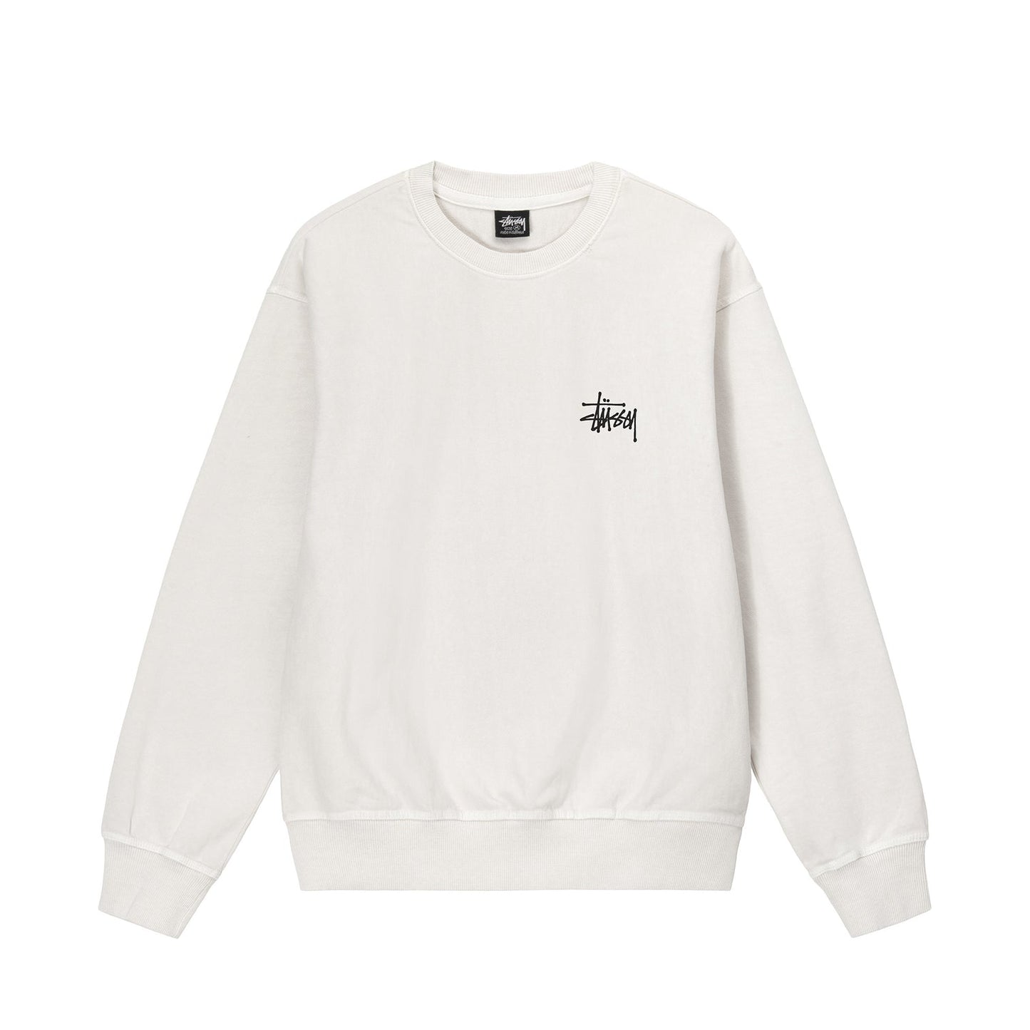 Stussy Basic Pigment Dyed Crew - Natural
