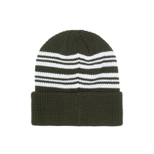 Load image into Gallery viewer, Fucking Awesome Cursive Waffle Cuff Beanie - Green