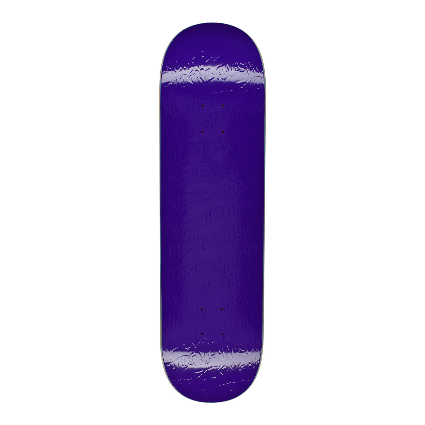 Fucking Awesome Stamp Embossed Purple Deck - 8.18