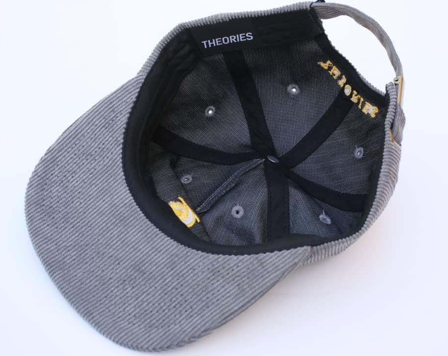 Theories Lantern Corduroy Strapback - Pewter