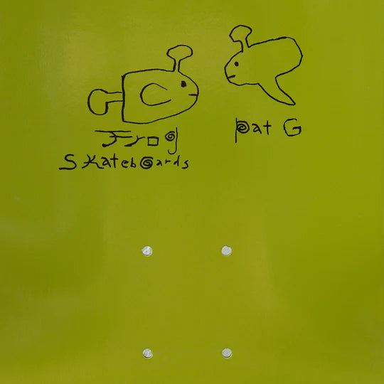 Frog Lonesome Fishes Pat G Deck - 8.125